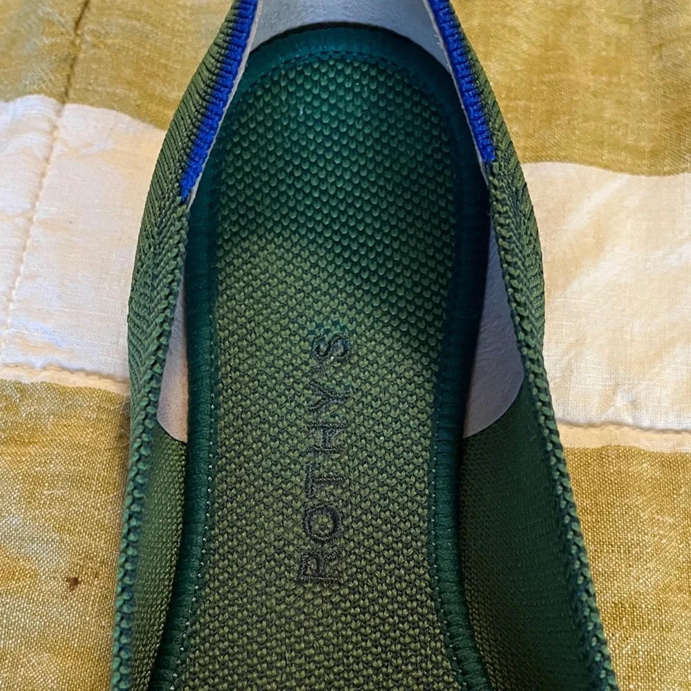 Rothy's Forest Green Knit Flats - Picture 2 of 4